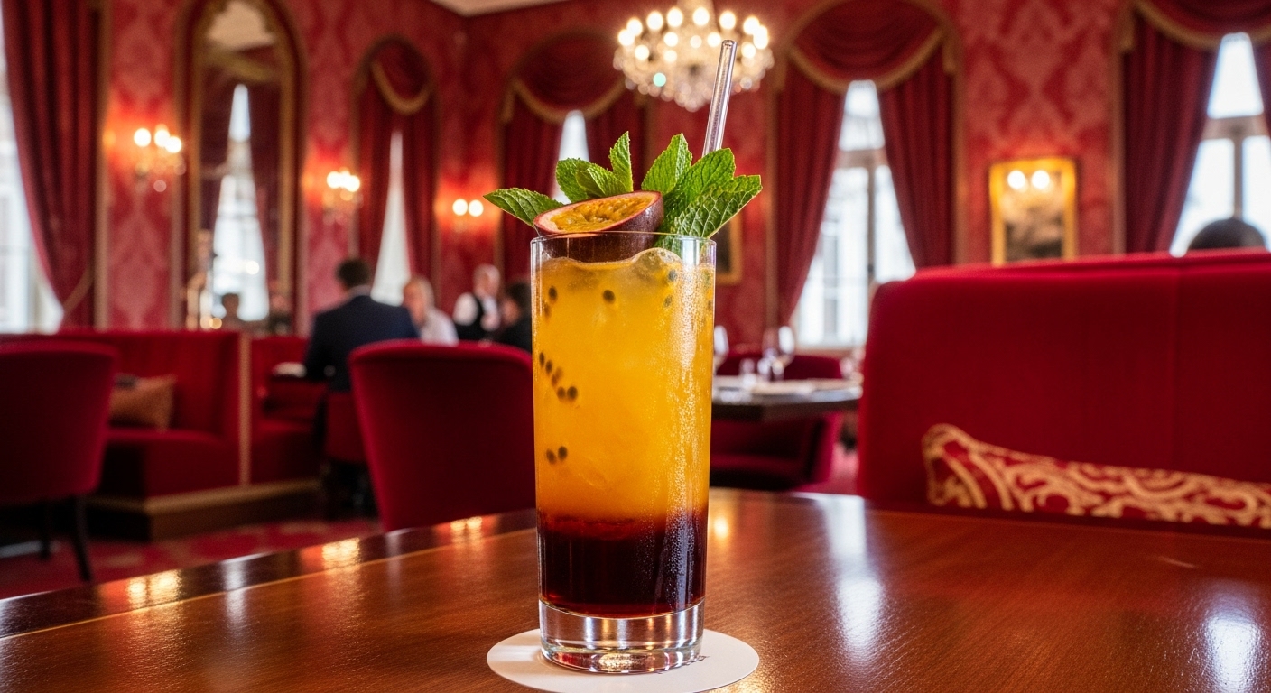 Passion Fruit & Mint Ice Tea